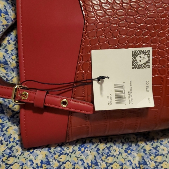 Anne Klein Red Small Tote🎉🎉HP🎉🎉 - Picture 14 of 15